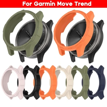 Защитен калъф за екрана за умни часовници на Garmin Move Trend, защитни капаци от TPU, пълна защитна броня за GarminMove Trend