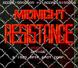 Игрална карта Midnight Resistance 16bit MD за Sega Mega Drive за Genesis System