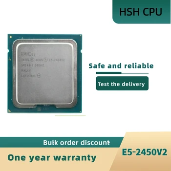 Използван Intel Xeon E5 2450V2 E5 2450 V2 2,5 Ghz и 8-ядрен 16-стрийминг процесора CPU 20M 95W LGA 1356