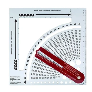 Инструмент за конвертиране на показатели за плетене, калкулатор брояч на плетене, състав, плътност, удобен, Лесен за използване конвертор показатели за плетене, Плетене
