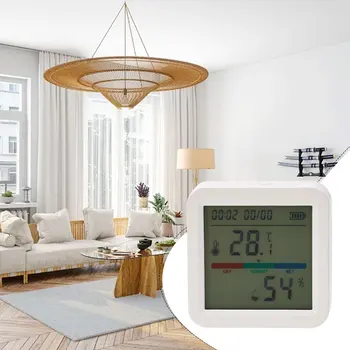 Интелигентен сензор за температура и влажност на Wi-Fi с интелигентен сензор за температура и влажност на Wi-Fi с LCD дисплей на Hristo Indoor