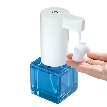 Инфрачервен индукционный безконтактен опаковка сапун, тиха зареждане чрез USB, подходящ за съдове за кухня и баня, захранващи
