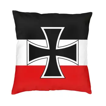 Калъф за възглавници с флага на Германската империя, военноморския флаг, Патриотическая калъфка за дивана, черна калъфка за възглавница, домашна декоративна възглавница