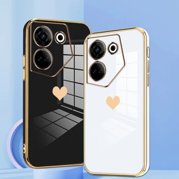 Калъф за мобилен телефон с покритие Love Style за Infinix Tecno Camon 20 Pro с мека задния капак
