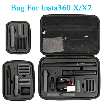 Калъф за съхранение на Insta360 X3 One X X2, водоустойчива чанта за носене, чанта за панорамни екшън камери Insta360 One X3, кутия за аксесоари