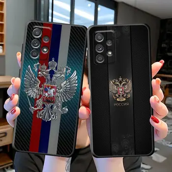 Калъф за телефон Samsung Galaxy S22 S23 S21 S20 FE S10 S10E S8 S9 PLUS ULTRA Case Funda Shell Cover Знамена на Русия Ретро Флаг CCCP