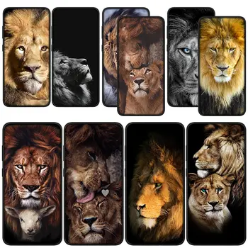 Калъф за телефон Wild The Lion Art Animal Cover за Huawei P30 P20 Nova 3i 3 5t 2и 2 4E 7 SE Mate 10 20 Pro P10 Lite с мека черупка
