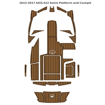 Качеството на 2015-2017 ОС A22 Платформа за плуване, кокпит, подложка за лодочной комплект от пеноматериала EVA и тиково дърво