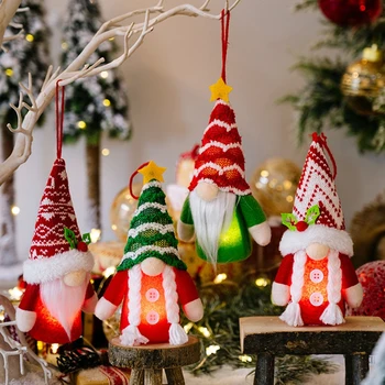 Коледен гном, Безлични кукла, Весела Коледна украса, Коледна украса, декорация на масата, Коледна среща, Натальный Нова година 2023