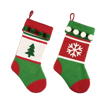 Коледно дърво/Снежинка, Коледни чорапи, бижута за конфетных чорапи, Коледни чорапи, подарък пакет за деца, пряка доставка за деца