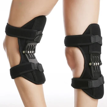 Коленете, за да се засили защитата на коляното, 2 бр., мощна пружинящая силата на отскок, спортни упражнения, които намаляват болезненост, защита на краката от студа