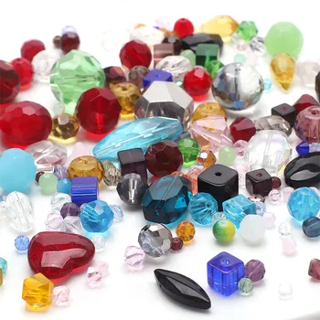 Комбинация от 9 цвята Размер Формата на Стъклени sew-мъниста, Блестящи директни отвори, Прозрачни кристални камъни за бродирани Дрехи колиета ръчно изработени Изделия