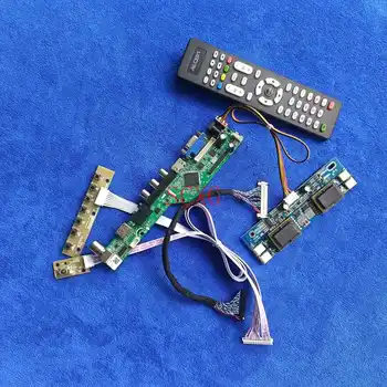 Комплект USB, VGA, AV, HDMI-съвместим Аналогов сигнал е Подходящ за M216H1-L01/L03/L06 30-Контакт LCD панел LVDS Такса контролер с 1920*1080 4CCFL