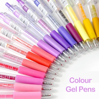Комплект цветни гелевых писалки за писане Сладък Kawaii Things Art Back To School Supplies Корейски Канцеларски материали, Офис аксесоари