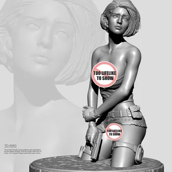 комплекти модели от смола 50мм, 75мм figure beauty обезцветени и самосборные (3D Печат) TD-6063/3D