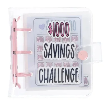Корици 150/300/500/1000 Savings Challenge Множество от Пзр на спестяванията книжка с конвертами Savings Challenge