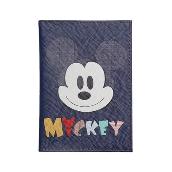 Корици за паспорти Disney с Мики Маус за жени, притежател на паспорт за момичета, Cartoony сладък документ, защита на документи за задгранични пътувания