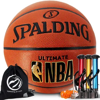 Материал Spalding № 7 ПУ Баскетболна топка за възрастни Отвътре и отвън на помещенията