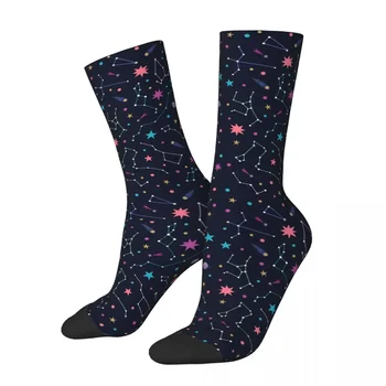 Междузвездни Чорапи Harajuku Супер Меки Чорапи Всесезонни Чорапи Аксесоари за Мъжки И Женски Коледни Подаръци