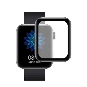 Мека прозрачен защитен филм с 3D извит край, пълно покритие за спортни часовници, Xiaomi Mi Smart Watch защитно фолио за екрана (без стъкло)