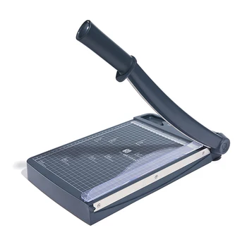 Мини машинка за хартия, гилотина нож, тенис на машина за рязане на хартия с формат А4 със защита на режещата глава за крафт хартия Снимка