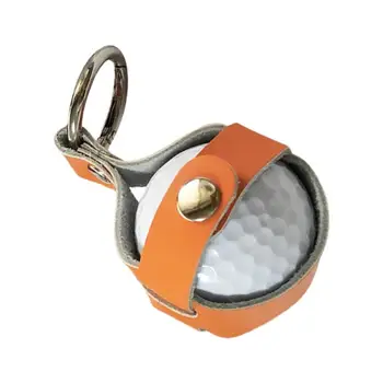 Мини-покет чанта за топките за голф, здрав и водоустойчив кобур за мини-голф, Стилна и трайно чанта за топки за голф от изкуствена кожа за голф