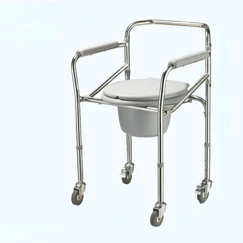 Многофункционален домашен тоалетка, стол на колела За бременни жени с увреждания, нескользящий стол за баня, преносими седалка за тоалетната чиния, столове за душ