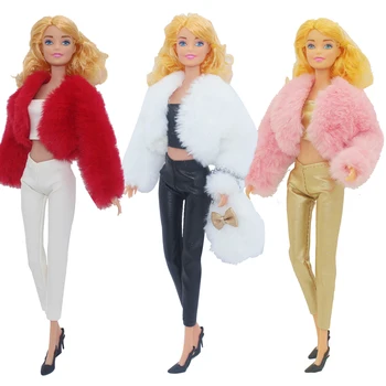 Модерен Комплект дрехи за момичета от 30 см BJD кукли Барби Blyth 1/6 MH CD FR SD Kurhn стоп-моушън облекло Фигурка момичета детски Играчки Аксесоари