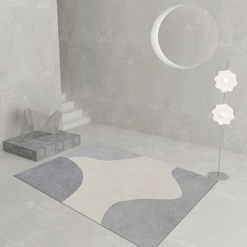 Модерен минималистичен японски обикновен килим в скандинавски стил Дневна Спалня Голяма площ Декоративен килим Висококачествени Меки домашни килими