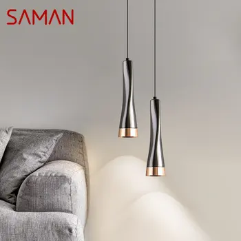 Модерен окачен лампа SAMAN LED Nordic Simply Creative Design Окачен лампа за дома, трапезария, прикроватной нощни шкафчета в спалнята