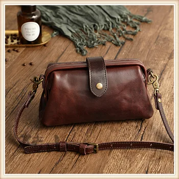 Модерна дамска чанта за през рамото от естествена кожа, малки чанти през рамо за жени, женски клатч, чанта-прашка, дамски чанти, луксозни