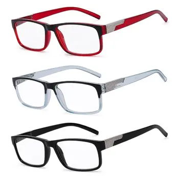 Модни Очила За Четене С Пресбиопия В Правоъгълни Рамки За Жени И Мъже HD СЪС Защита От Радиация На Пружинном Панта, Очила За Четене, Грижа За Очите