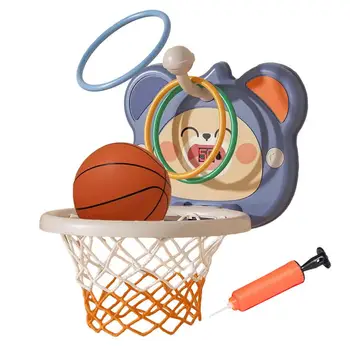 Монтиране на баскетболното пръстен, табло за баскетболни топки на закрито, в пакета няма кал помпа, Подаръци за рожден ден, 2 надуваеми