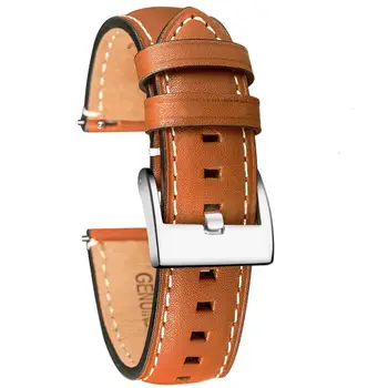 Мъжки и женски каишки за часовници от естествена кожа HEMSUT, быстросъемный ретро каишка за часовник от волска кожа ръчно изработени, 18 мм, 20 мм, 22 мм, 24 мм
