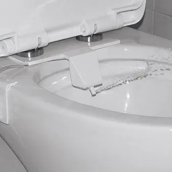 Накрайник за тоалетна с пистолет прясна вода, биде, закрепване за седалката на тоалетната чиния, ръчно управление, неэлектрический Здрав комплект Shattaf за баня