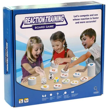 Настолна игра за тренировка реакции, взаимодействието на родителите и на децата, Забавно пъзел игра, най-добрият подарък за деца