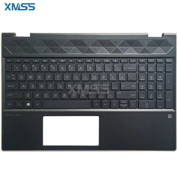 Нова капачка подложки за ръце на клавиатурата на лаптоп HP Pavilion X360 15-CR 15T-CR TPN-W132