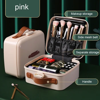 Нова маркова косметичка за грим Artist Professional Beauty Cosmetic Cases, косметичка за грим, многопластова чанта-органайзер за инструменти за татуировка-на ноктите