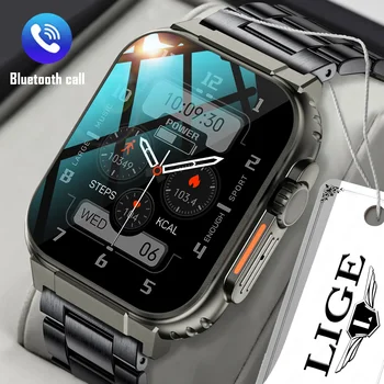 Нови мъжки смарт часовници LIGE 600 MA, спортен гривна на открито, Bluetooth-предизвикателство, водоустойчиви дамски смарт часовници 2024, поддръжка на запис