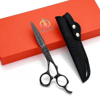 Нови ножици MIZUTANI с 6,0-инчов модел от вольфрамовой стомана с високо качество Професионални фризьорски салон най-Добрите професионални фризьорски ножици