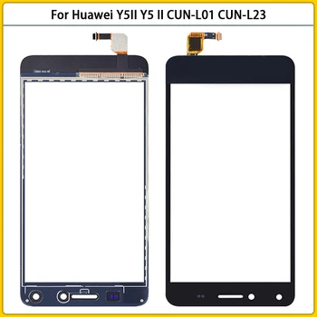 Новост За Huawei Y5 2 Y5 II Y5II CUN-L01 LYO-L21 CUN-U29 Touchpad Сензор Дигитайзер Предната Стъклена Леща Подмяна на Допир Екран
