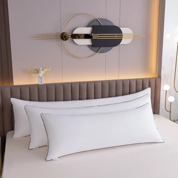 Однотонная възглавници-основа за удобно спане, възглавница памет семеен хотел, благородна възглавница за шията на един човек, за двама.