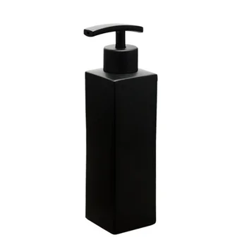 Опаковка течен сапун от неръждаема стомана, черен цвят, за кухня и баня, 350 мл
