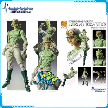 Оригинален MEDICOS-E Jojo ' s Bizarre Adventure STEEL ТОПКА RUN, фигурки Диего Брандо (Dio), модел Active Joints Super Statue