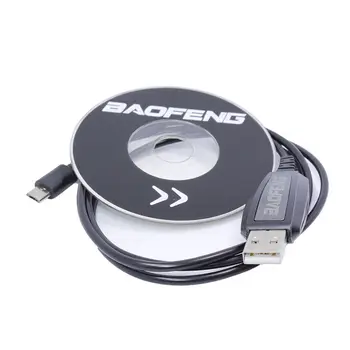 Оригинален USB кабел За Програмиране BAOFENG BF-T1 с CD-движеща сила За мини-Радиостанции BAOFENG BF-T1 UHF 400-470 Mhz