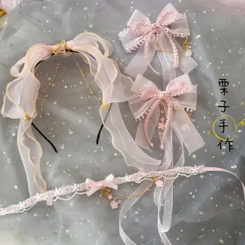 Оригинални Щипки за коса, ръчно изработени в японски стил, серия Cherry Blossom 
