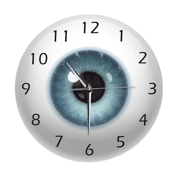 очната ябълка с козметични контакт, зеницата, основната очите, Очни стенни часовници с изключване на звука, магазин оптични джаджи, стенни часовници
