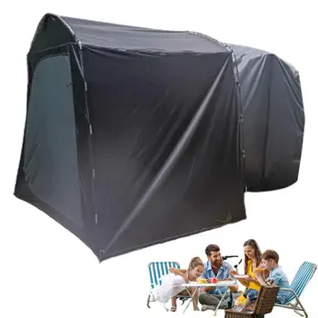 Палатка за задната врата на колата, водоустойчив шторка за задната врата, тента-палатка, здрав, устойчив на разкъсване, UV-сенника, тенти и задната врата