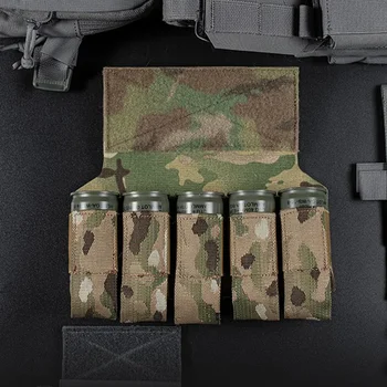 Подсумок за гранати Еърсофт M203 5 Патрона 40 mm Държач за Експлозиви Нагрудная Инсталиране на Коремната военно-Тактически Жилетки, Аксесоари За Носене на Плочи