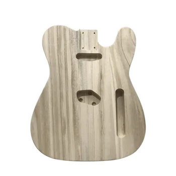 Полиран Дървен Вида на Багажника електрическа китара САМ Electric Maple Guitar Barrel Body За Китара В Стил TL